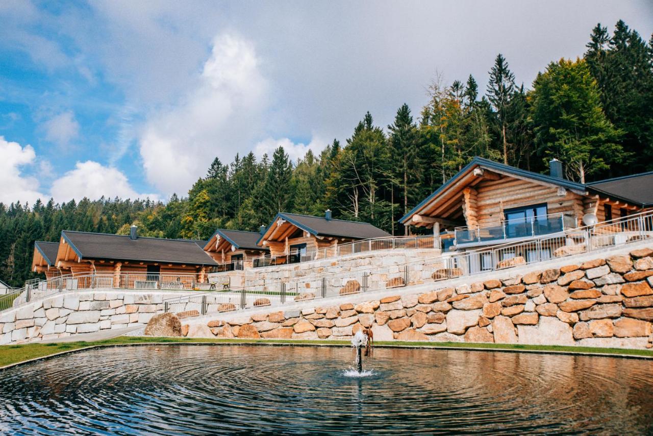 Blockhausen Luxus Chalets Oberschwarzenberg Экстерьер фото