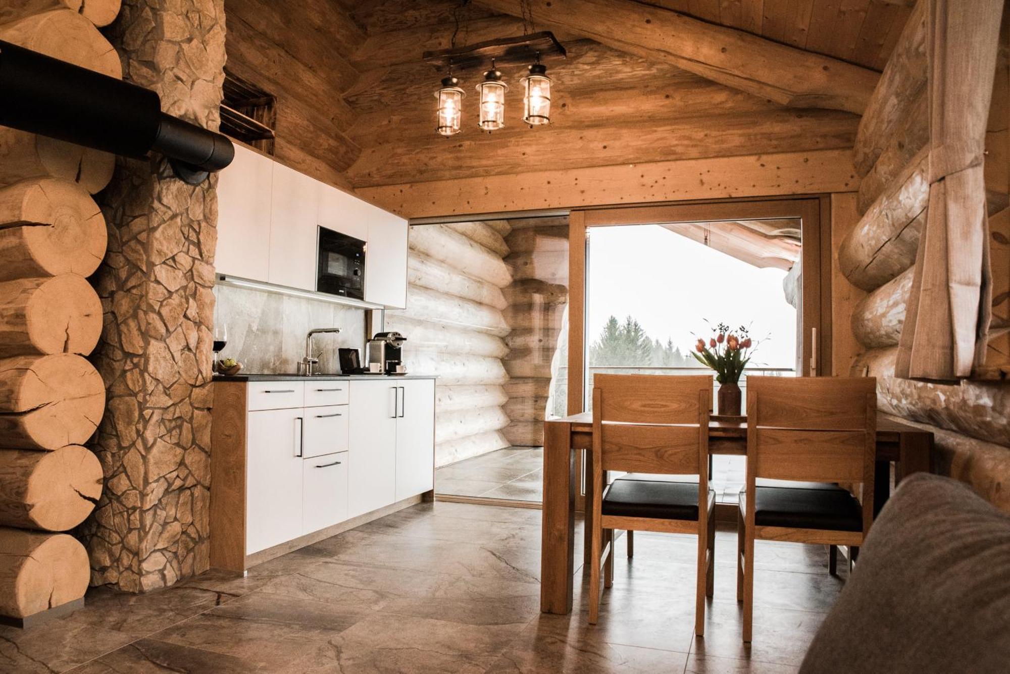 Blockhausen Luxus Chalets Oberschwarzenberg Номер фото